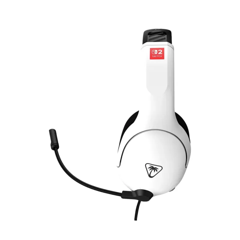 Wired Gaming Headphones Turtle Beach Airlite Fit Nintendo Switch 2 black white