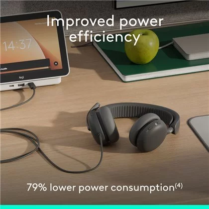 אוזניות חוטיות Logitech Zone Wired 2 אפור