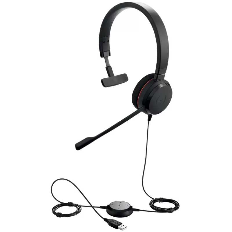 אוזניות חוטיות Jabra Evolve 20 Mono