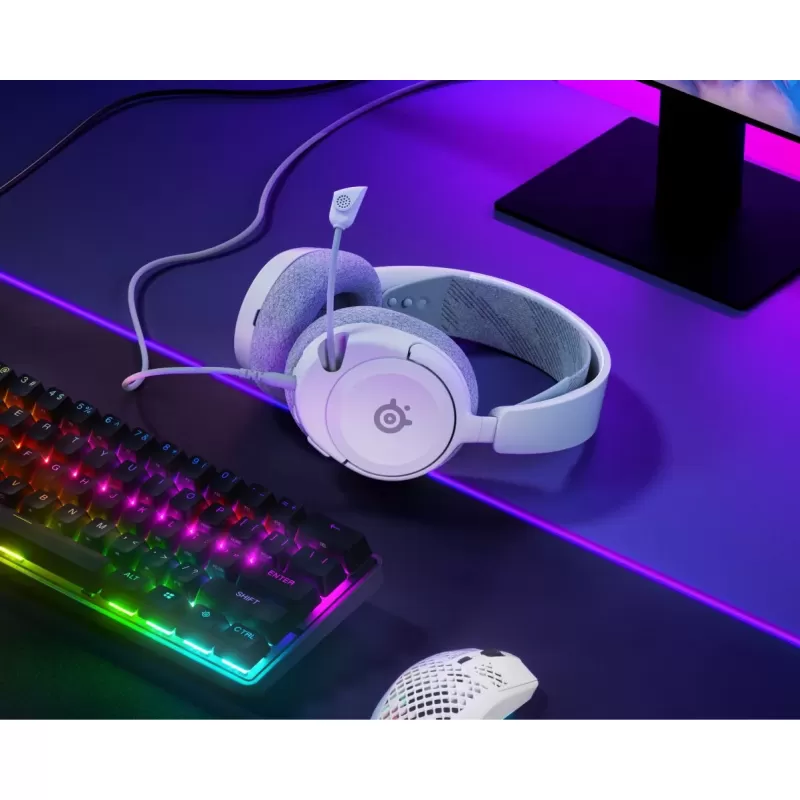 אוזניות גיימינג SteelSeries Arctis Nova 1 לבן