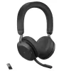 אוזניות Jabra Evolve2 75 MS USB-C Bluetooth Stereo שחור