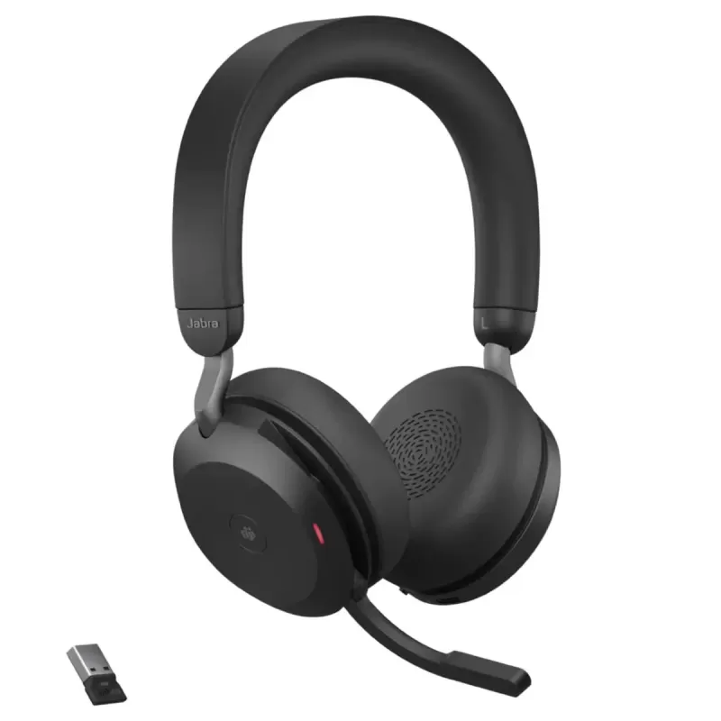 אוזניות Jabra Evolve2 75 MS USB-C Bluetooth Stereo שחור