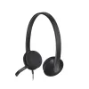 אוזניות חוטיות Logitech H340 USB-A צבע שחור אוזניות חוטיות Logitech H340 USB-A צבע שחור