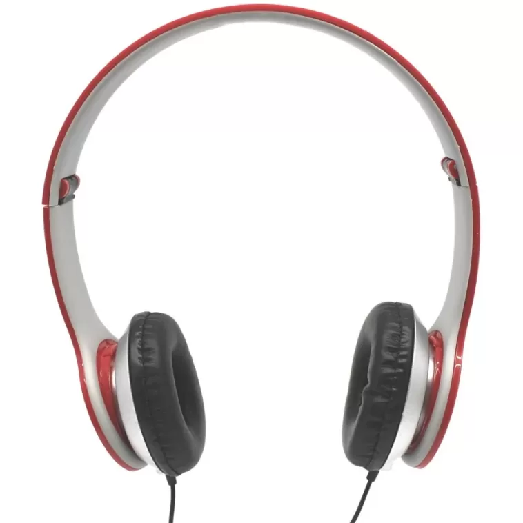 Проводные наушники Gold Touch Folding On-Ear Wired Headphones 3.5mm red