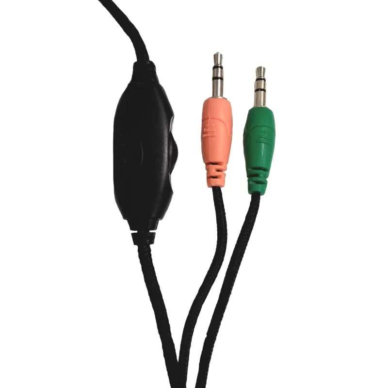 Wired Headphones + Microphone Gold Touch HYG-800 Wired Headphones + Microphone Gold Touch HYG-800