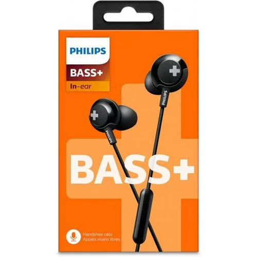 אוזניות סטריאו עם מיקרופון תוך-אוזן Philips SHE4305BK שחור