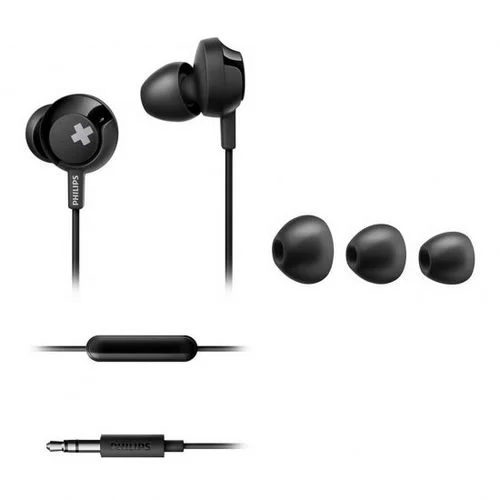 אוזניות סטריאו עם מיקרופון תוך-אוזן Philips SHE4305BK שחור