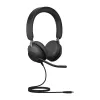 Проводные наушники с оголовьем и встроенным микрофоном. Jabra Evolve2 40 SE USB-C UC Stereo