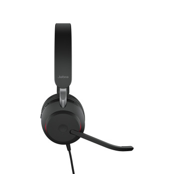Проводные наушники с оголовьем и встроенным микрофоном. Jabra Evolve2 40 SE