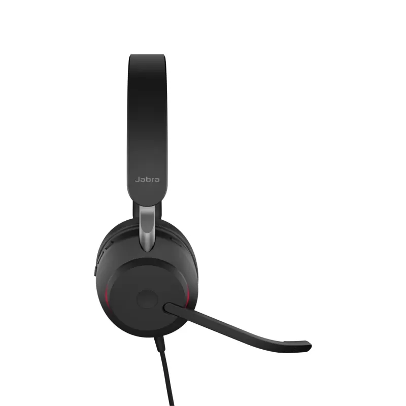Проводные наушники с оголовьем и встроенным микрофоном. Jabra Evolve2 40 SE USB-C UC Stereo