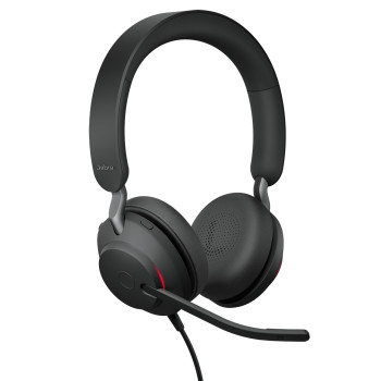 Проводные наушники с оголовьем и встроенным микрофоном. Jabra Evolve2 40 SE