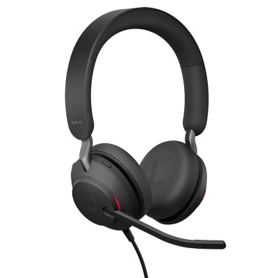 Проводные наушники с оголовьем и встроенным микрофоном. Jabra Evolve2 40 SE Проводные наушники с оголовьем и встроенным микрофоном. Jabra Evolve2 40 SE
