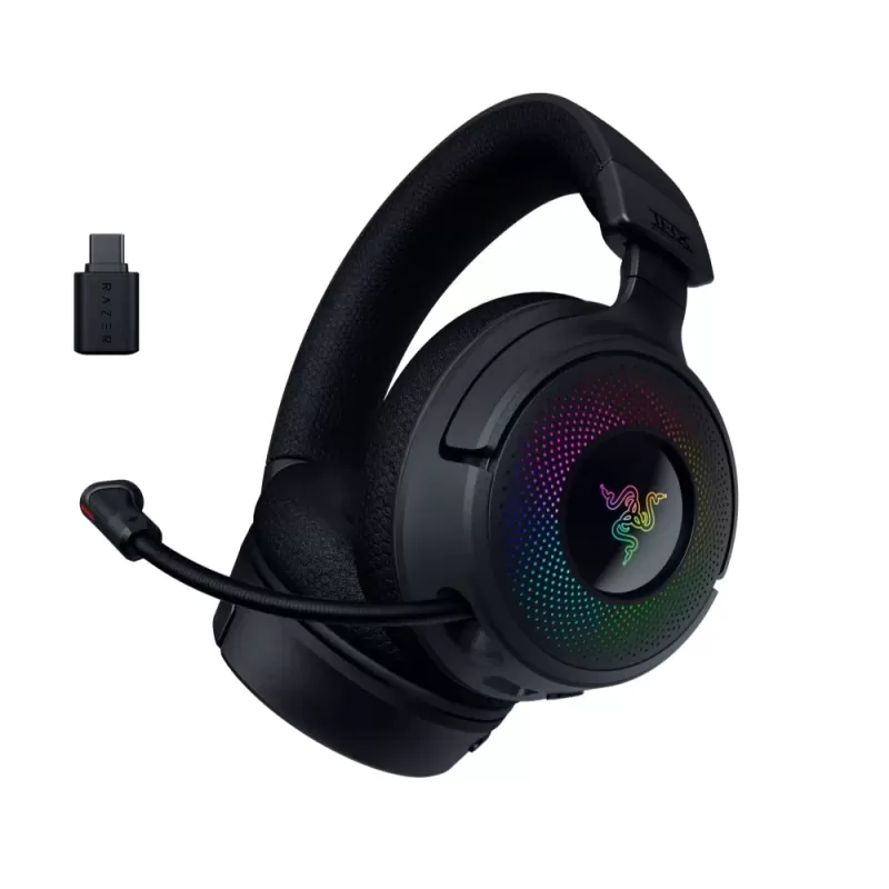 Wireless gaming headband headphones RAZER Kraken V4 Color:black