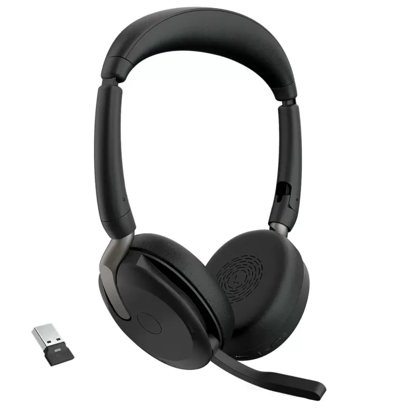 Беспроводные наушники Arc + зарядная подставка Jabra + Evolve2 65 Flex UC USB-A Stereo Charging Stand Цвет:чёрный