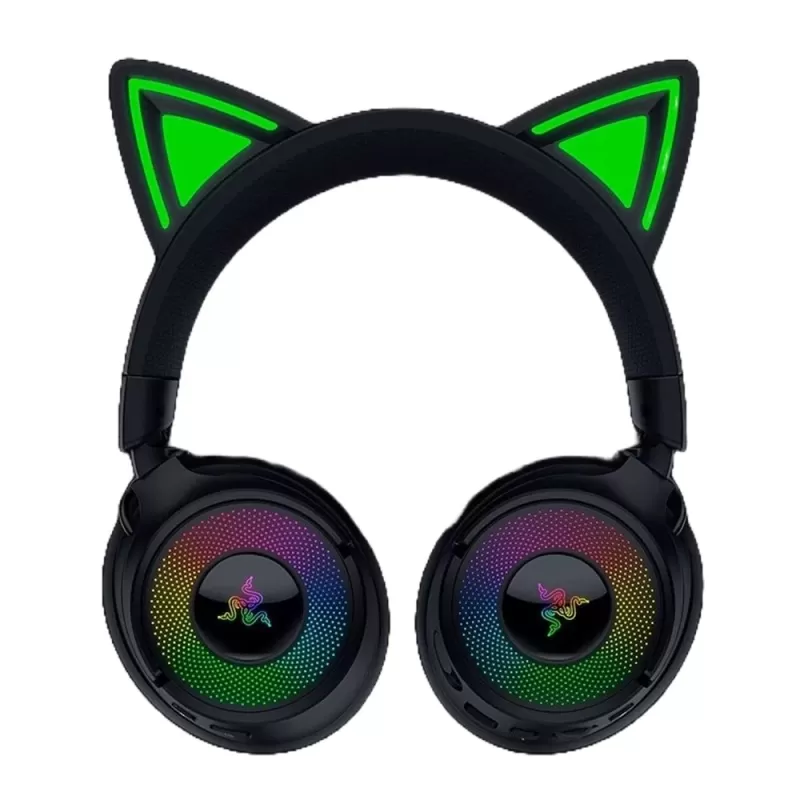 Wireless gaming headphones RAZER KRAKEN KITTY V3 - black