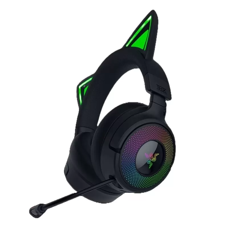 Wireless gaming headphones RAZER KRAKEN KITTY V3 - black