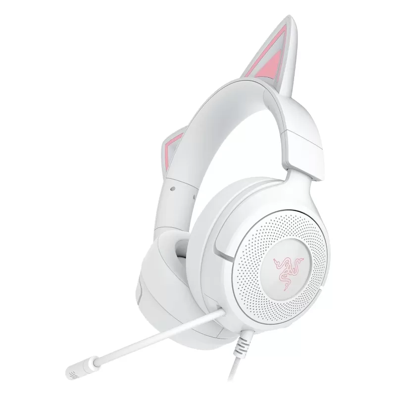 Проводные Игровые Наушники RAZER Kraken Kitty V3 X white