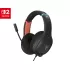 אוזניות גיימינג חוטיות Turtle Beach Airlite Fit Nintendo Switch 2 שחור פחם