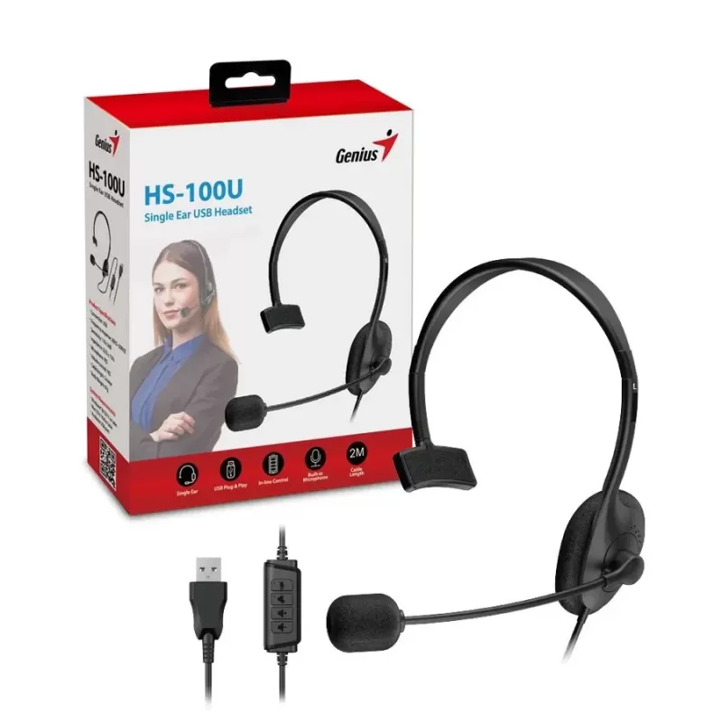 אוזניות Genius HS-100U