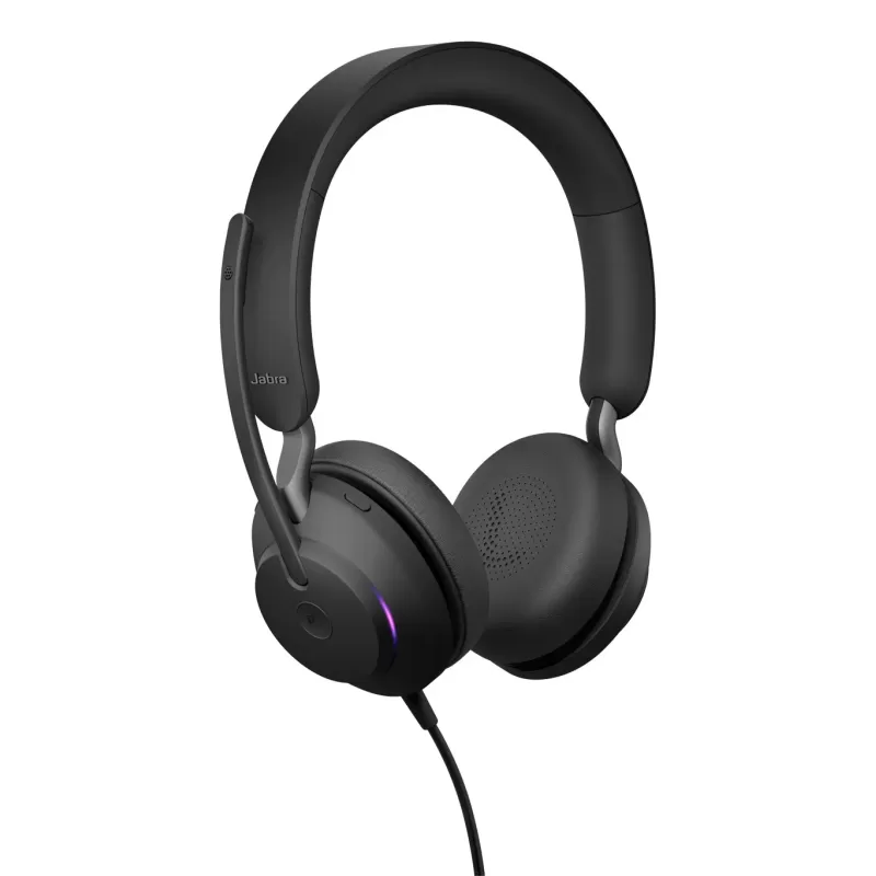 אוזניות Jabra Evolve2 40 SE USB-C MS Stereo שחור
