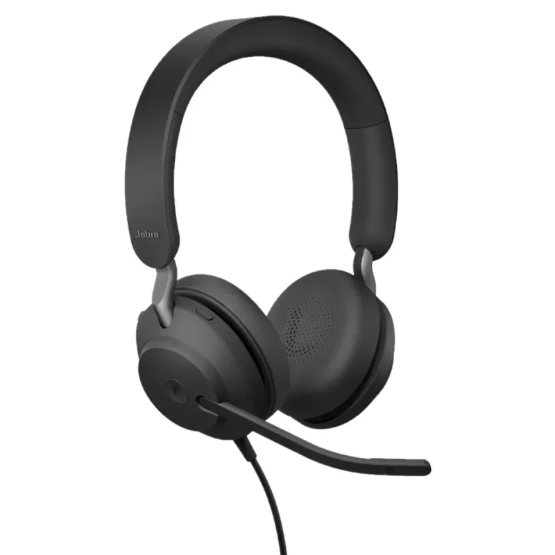 אוזניות Jabra Evolve2 40 SE USB-C MS Stereo שחור