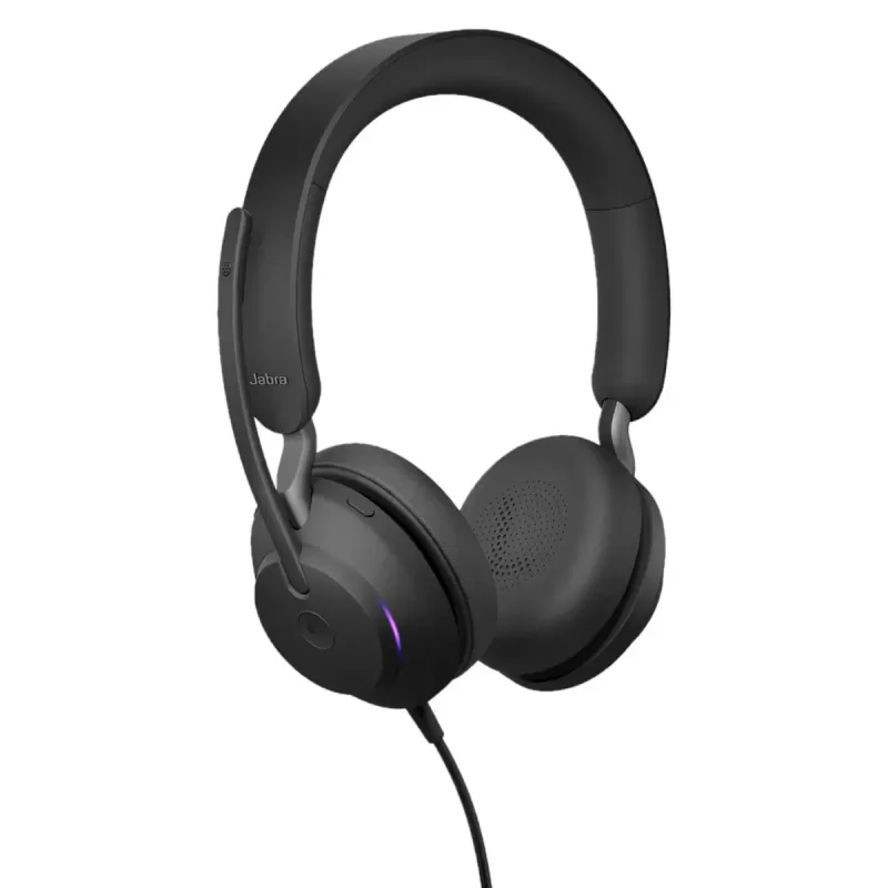 אוזניות Jabra Evolve2 40 SE USB-C MS Stereo שחור