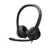 אוזניות חוטיות Logitech H390 USB-A צבע שחור