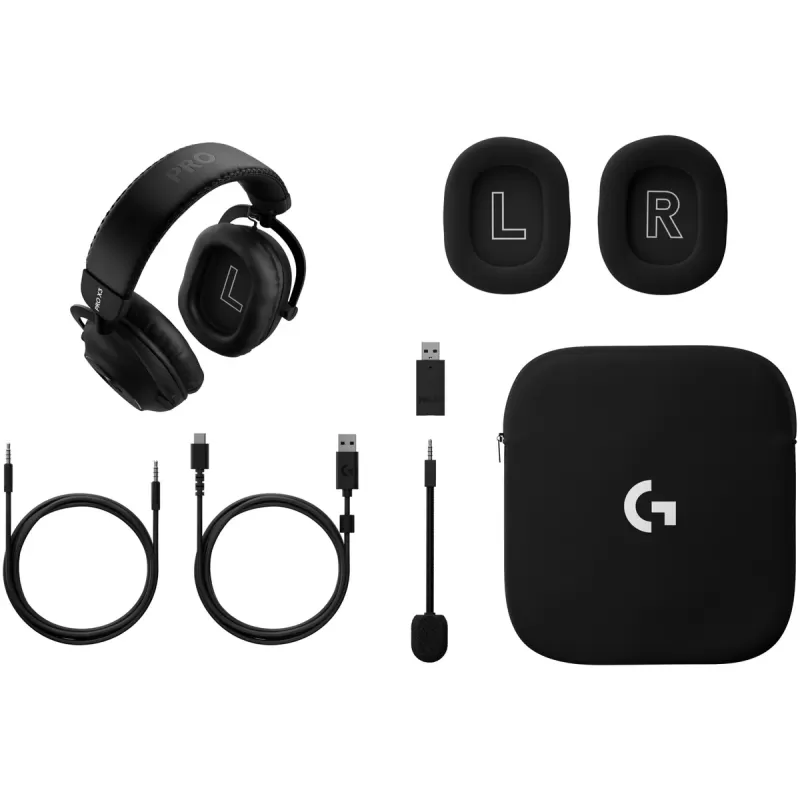 Беспроводные игровые наушники Logitech PRO X3 LIGHTSPEED чёрный Беспроводные игровые наушники Logitech PRO X3 LIGHTSPEED чёрный
