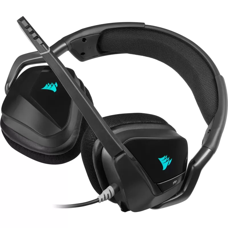 Игровые Наушники Corsair VOID RGB ELITE USB carbon