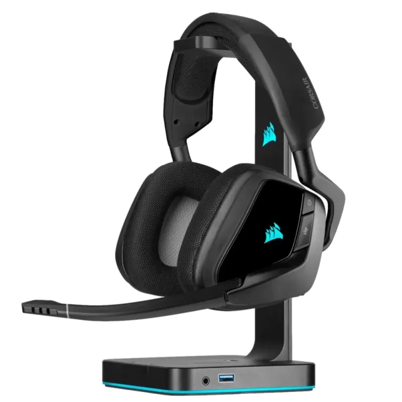 Игровые Наушники Corsair VOID RGB ELITE USB carbon