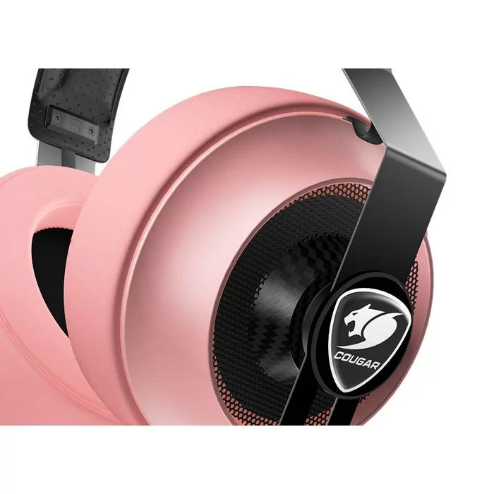 אוזניות גיימינג COUGAR PHONTUM ESSENTIAL ורוד אוזניות גיימינג COUGAR PHONTUM ESSENTIAL ורוד