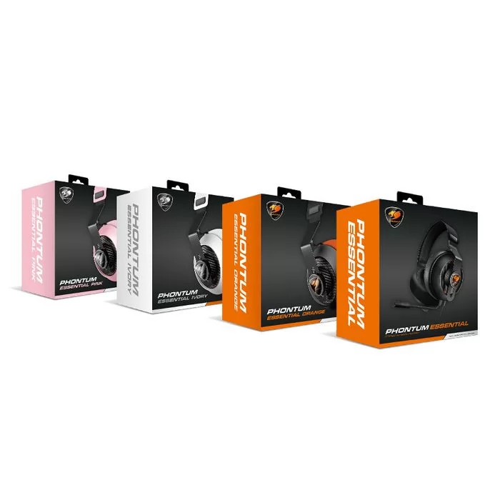 אוזניות גיימינג COUGAR PHONTUM ESSENTIAL ורוד אוזניות גיימינג COUGAR PHONTUM ESSENTIAL ורוד
