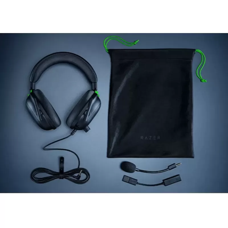 אוזניות גיימינג חוטיות RAZER BlackShark V2 X USB - שחור