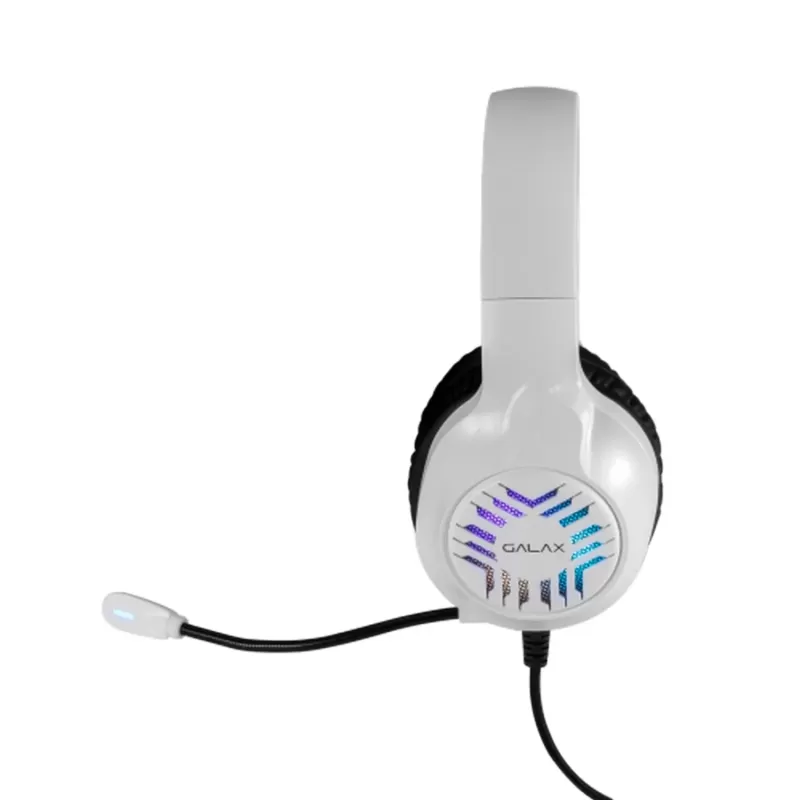 Wired Gaming Headphones Galax Gaming Headset (SNR-02) USB 7.1 Channel RGB Color:white, black