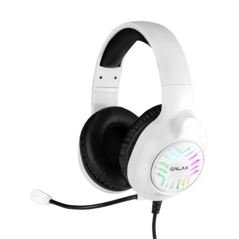 Wired Gaming Headphones Galax Gaming Headset (SNR-02) USB 7.1 Channel RGB Color:white, black