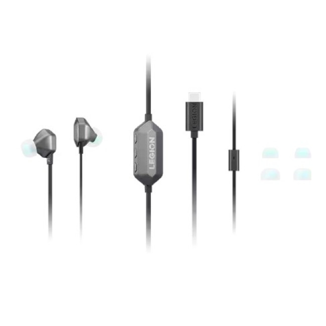 In-ear Headphones Lenovo Legion E510 7.1 RGB Gaming Color:Stormy Gray..