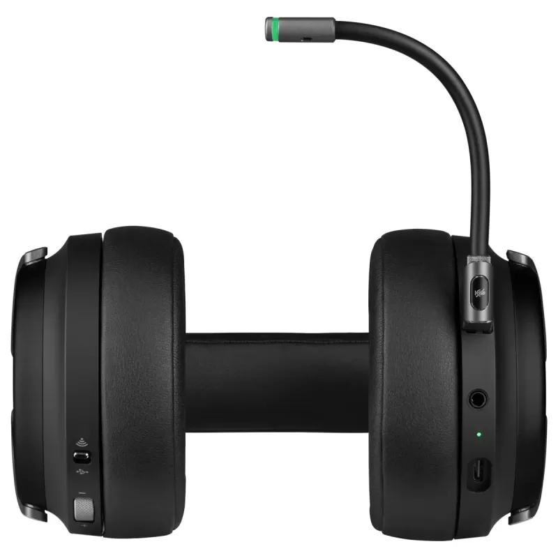 אוזניות גיימינג אלחוטיות Corsair VIRTUOSO RGB WIRELESS High-Fidelity Gaming Headset - Carbon צבע קרבון