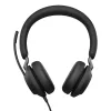 Проводные наушники с оголовьем и встроенным микрофоном. Jabra Evolve2 40 SE USB-A MS Stereo