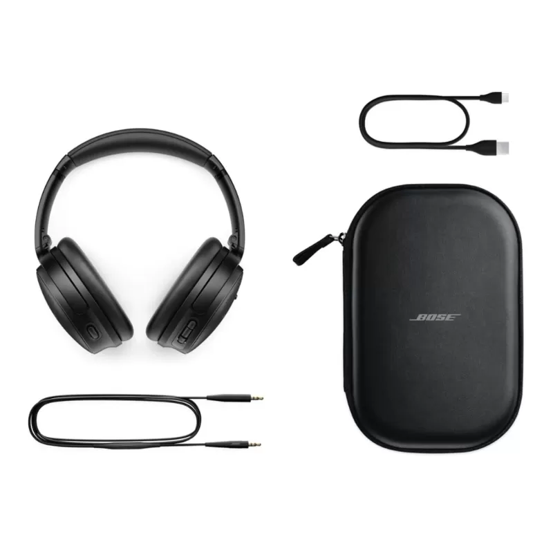 Headband headphones wireless headphones with active noise cancellation BOSE QuietComfort black