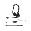 Headphones with microphone Logitech and 960 USB HEADSET Microphone Color:black
