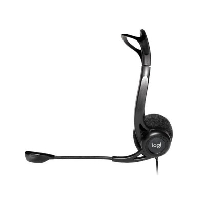 Наушники с микрофоном Logitech and 960 USB HEADSET Microphone Цвет:черный