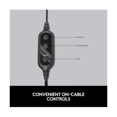Наушники с микрофоном Logitech and 960 USB HEADSET Microphone Цвет:черный