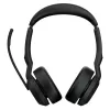 קשת אלחוטיות עם מיקרופון מובנה Jabra Evolve2 55 MS USB-C Bluetooth Stereo צבע שחור