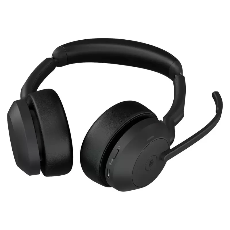 קשת אלחוטיות עם מיקרופון מובנה Jabra Evolve2 55 MS USB-C Bluetooth Stereo צבע שחור