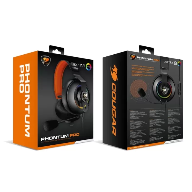 Headphones COUGAR PHONTUM PRO Color:black