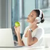 Wireless Headphones Miracase ANC MANC300 Light Gray