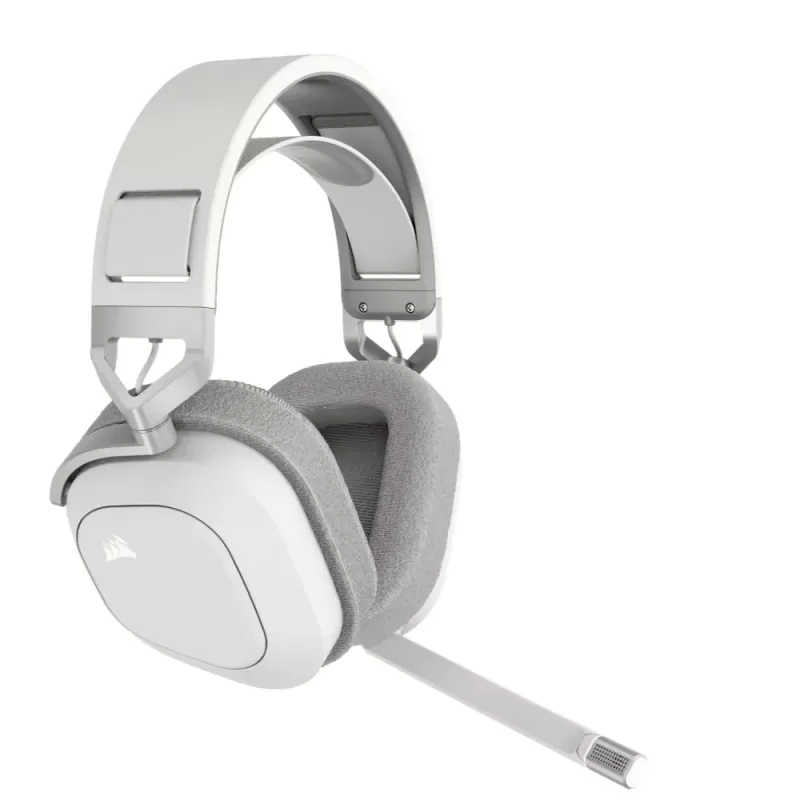 אוזניות גיימינג אלחוטיות Corsair HS80 MAX WIRELESS White צבע לבן