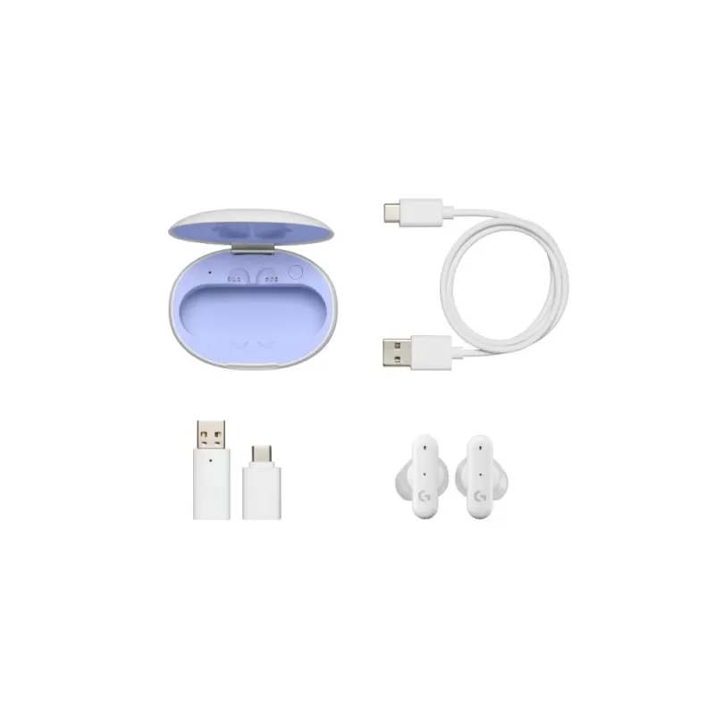 Wireless Headphones Logitech G FITS True Wireless - white