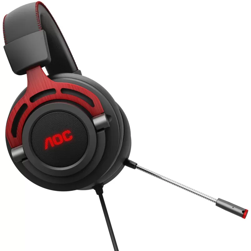 Wired Gaming Headphones AOC GH300 Color:black