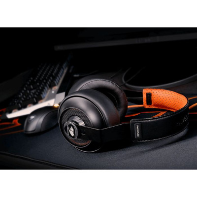 Gaming Earphones COUGAR PHONTUM S black, orange Gaming Earphones COUGAR PHONTUM S black, orange